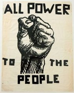 Emory Douglas, All Power to the People (drawing)