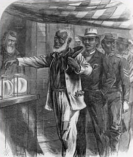 First Vote (drawing, Harpers Weekly, 1867)