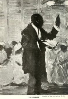 The Message (drawing, The Crisis, February 1923)