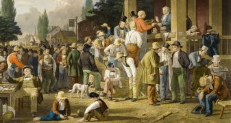 Painting: The County Election (Missouri, 1852)